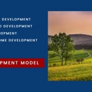 land development model – townhome, commercial, residential, single-family