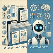 chatgpt projects vs custom gpts